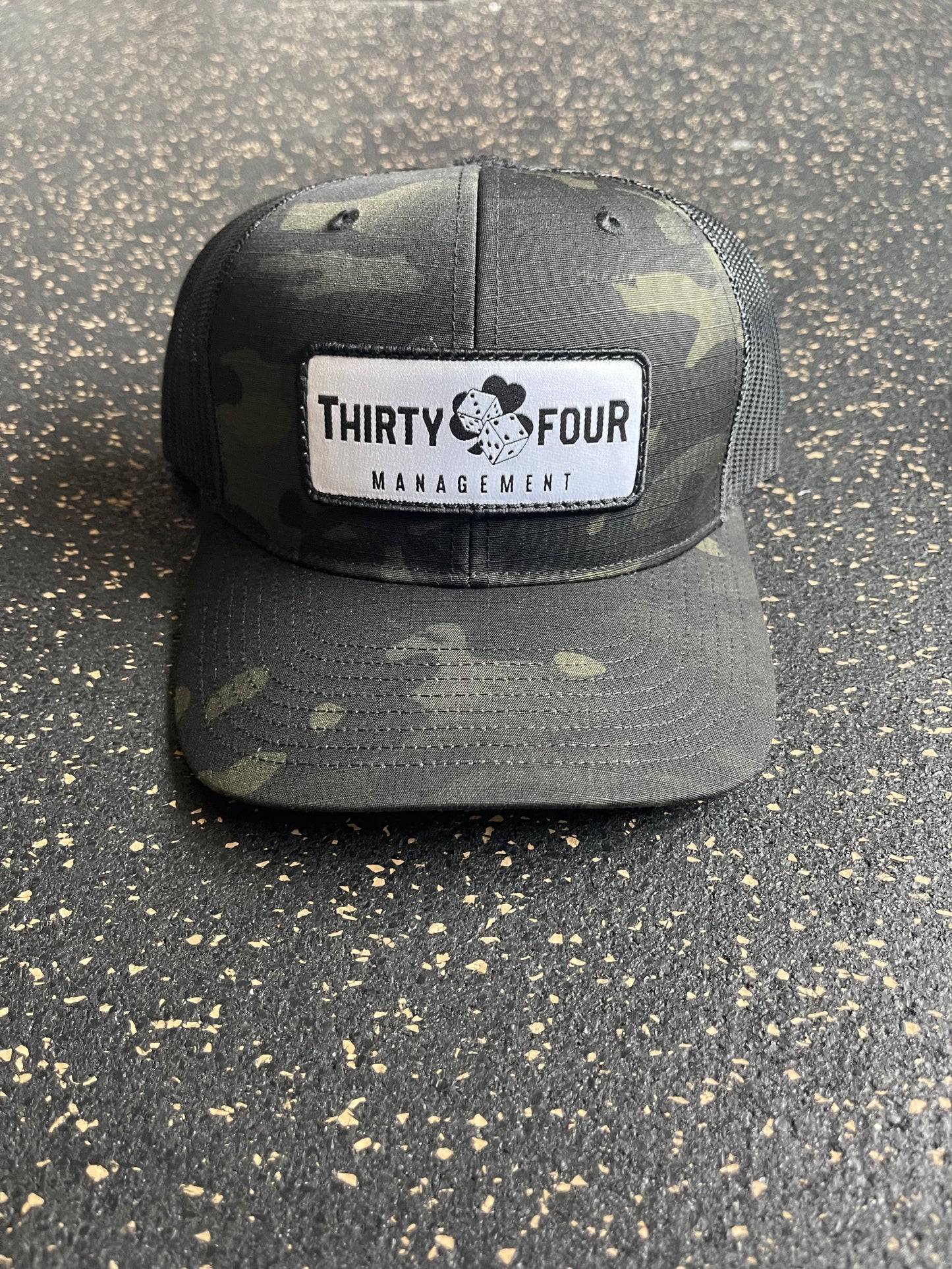 Roll the Dice Hat; Black Camo